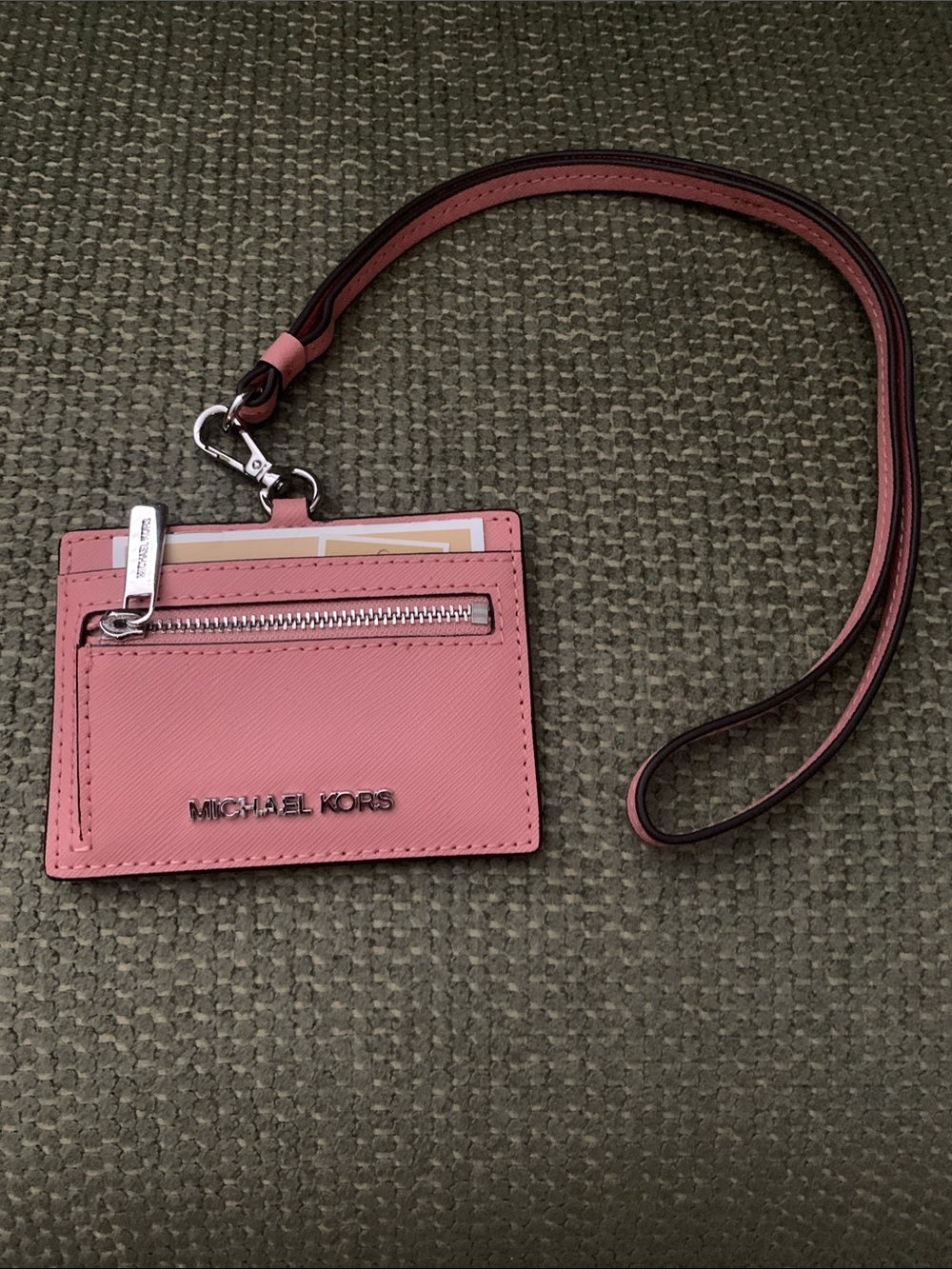 Michael Kors Jet Set Travel Card Holder Lanyard